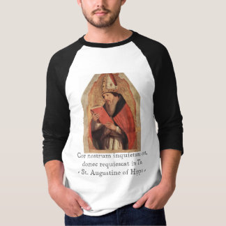 Our Heart is restless St. Augustine shirt, Latin T-Shirt