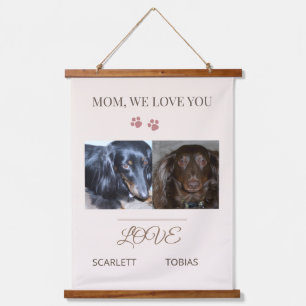 Our Hearts Belong to Mum Hanging Tapestry