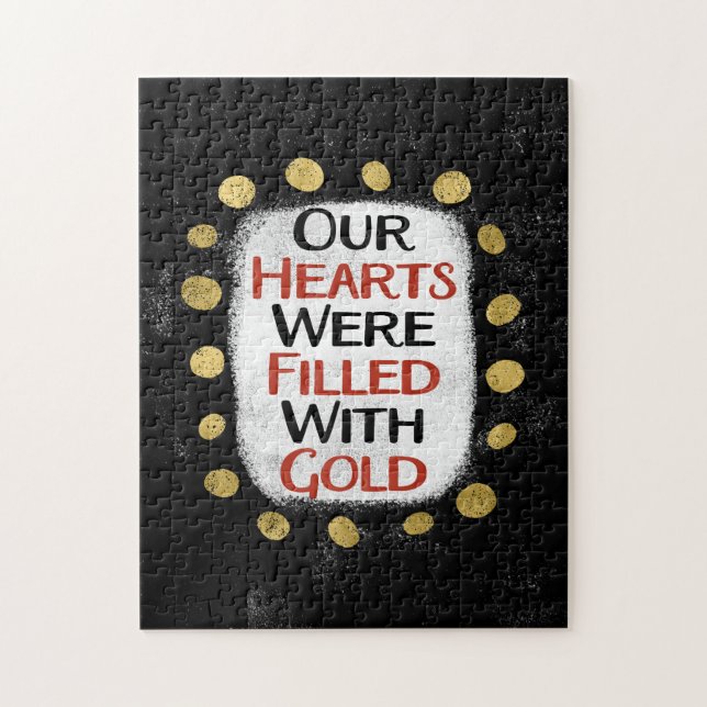 Our Hearts Were Gold Jigsaw Puzzle (Vertical)