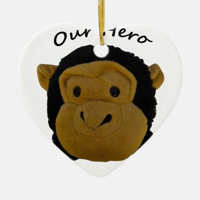 Our Hero Ceramic Tree Decoration (Front)