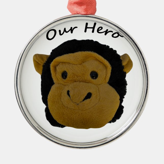 Our Hero Metal Tree Decoration (Front)
