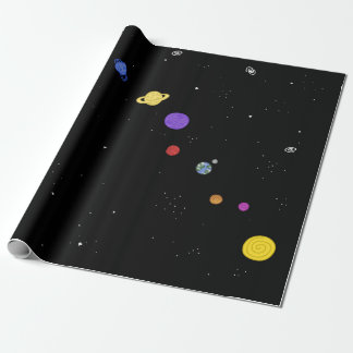 Our Home - Solar System Wrapping Paper
