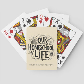 Our Homeschool Life Personalised Playing Cards