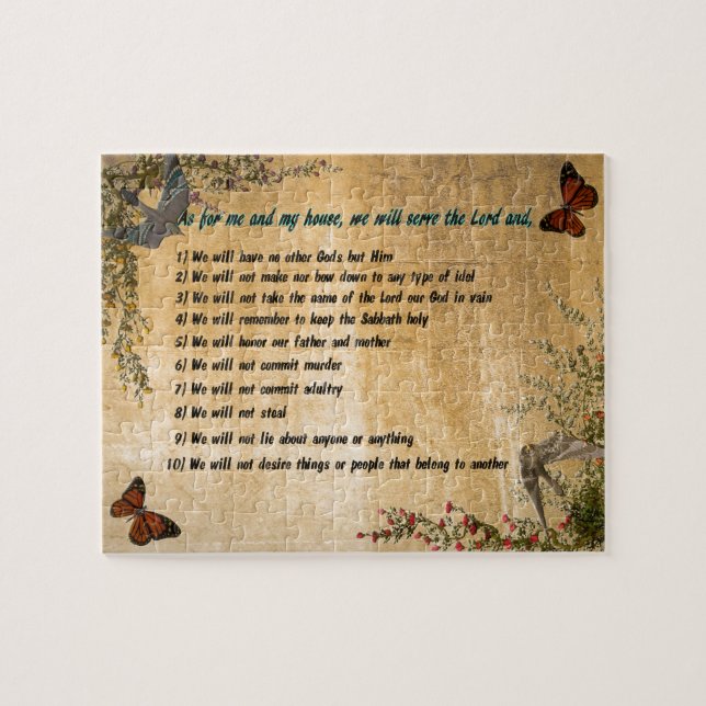 Our House Rules Jigsaw Puzzle (Horizontal)