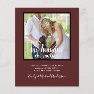 OUR Humans are ENGAGED - PET PHOTO Engagerment Flyer