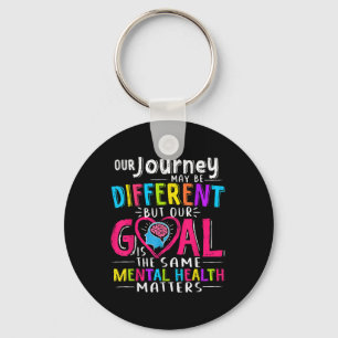 Our Journey Mental Health S Awareness Month Brain Key Ring