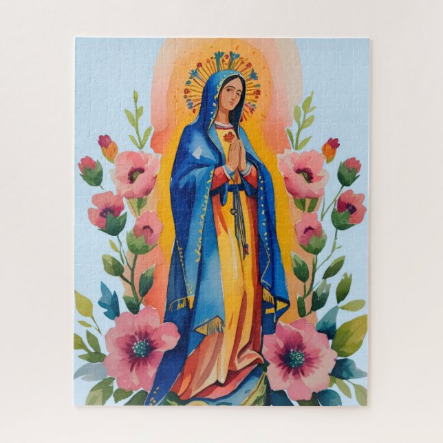 Our Lady Guadalupe Mexican Saint Virgin Mary  Jigsaw Puzzle (Vertical)