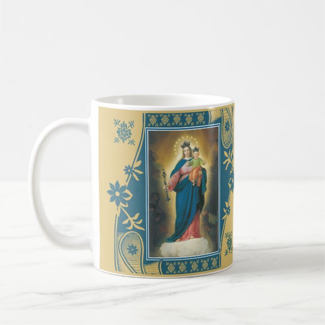 Our Lady Help of Christians with Baby Jesus Coffee Mug (Left)