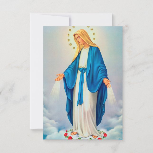 Our Lady Immaculate Conception Thank You Card (Front)