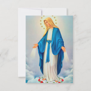 Our Lady Immaculate Conception Thank You Card