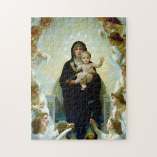 Our Lady of Angels Beautiful Madonna and Child Jigsaw Puzzle