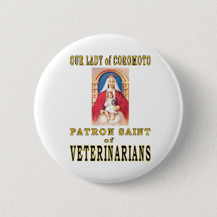 OUR LADY of COROMOTO 6 Cm Round Badge