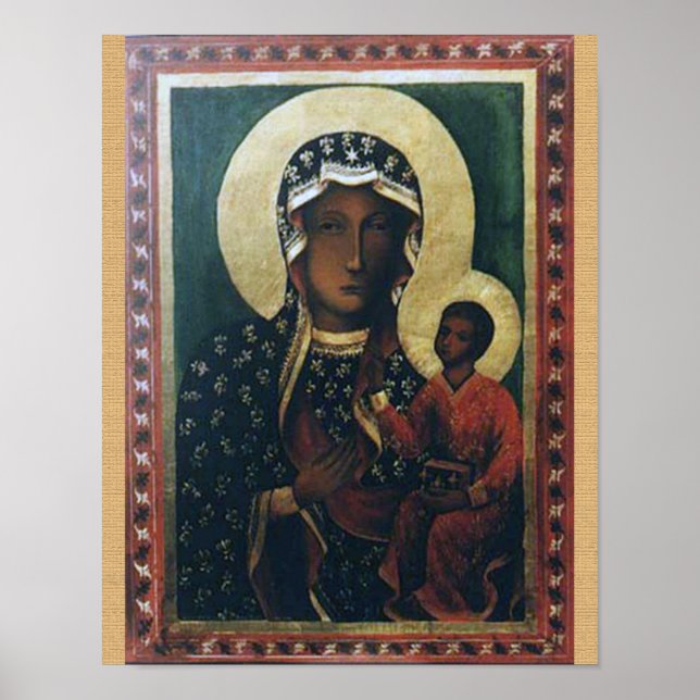 Our Lady of Czestochowa Devotional Image, Poster (Front)