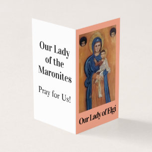 Our Lady of Elgi Prayer Card