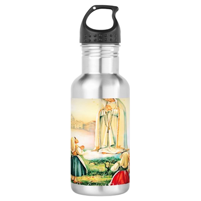 Our Lady of Fatima 1917 710 Ml Water Bottle (Front)