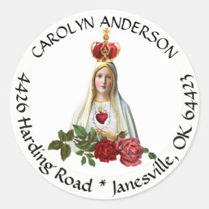 Our Lady of Fatima Address Label