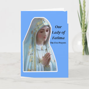 Our Lady of Fatima Card