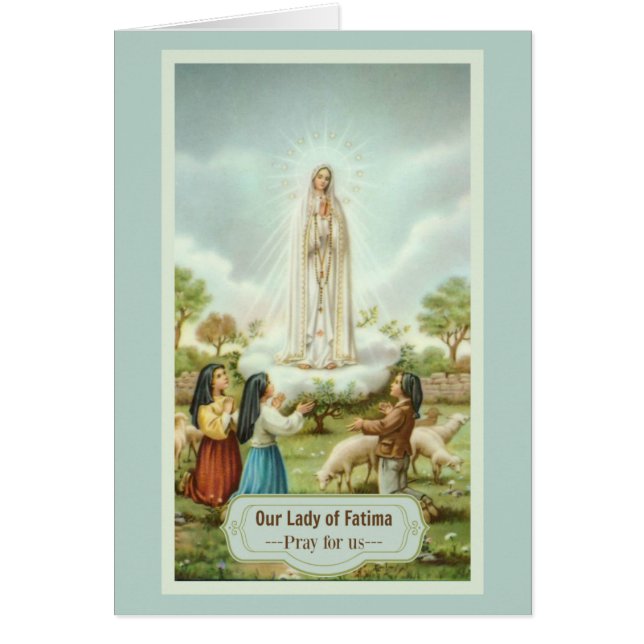 Our Lady of Fatima Children Pardon Prayer (Front)