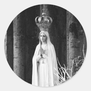 Our Lady of Fatima Classic Round Sticker