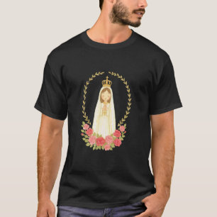 Our Lady of Fatima Cute Catholic Women Girls T-Shirt