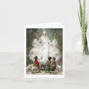 Our Lady of Fatima Greeting Card