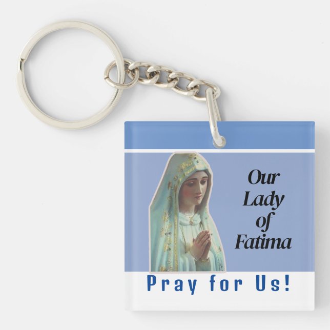 Our Lady of Fatima Key Ring (Front)