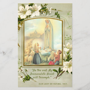 Our Lady of Fatima Litany Prayer Religious
