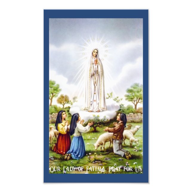 Our Lady of Fatima Poster (Front)