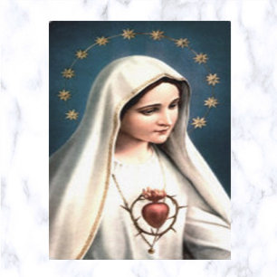 Our Lady of Fatima Prayer Card
