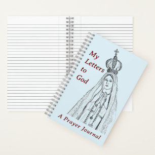 Our Lady of Fatima Prayer Journal Spiral Notebook