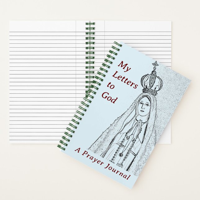 Our Lady of Fatima Prayer Journal Spiral Notebook (Creator Uploaded)