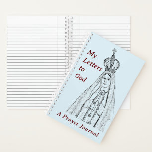 Our Lady of Fatima Prayer Journal Spiral Notebook