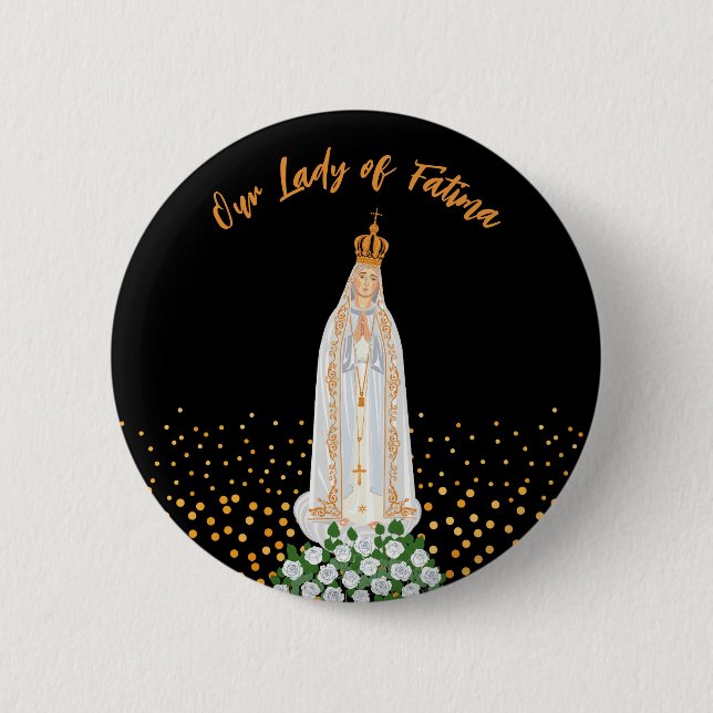 Our Lady of Fatima Procession of Candles Button (Front)