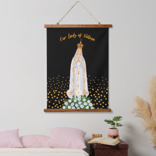 Our Lady of Fatima Procession of Candles Hanging Tapestry