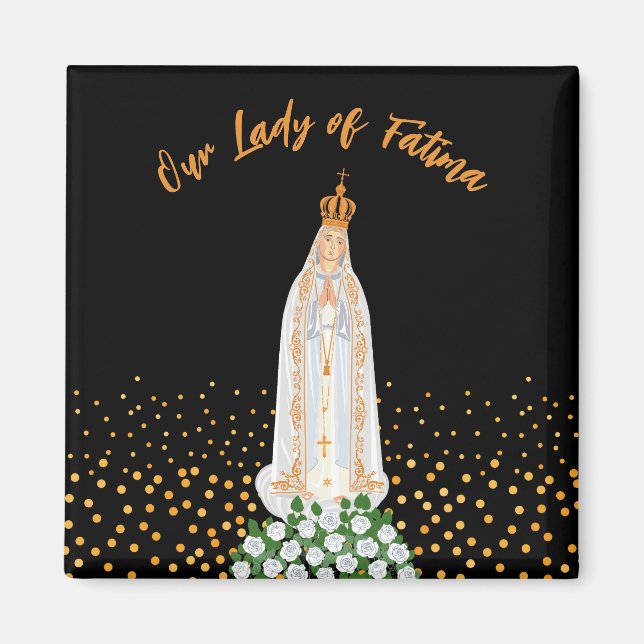 Our Lady of Fátima Procession of Candles Magnet (Front)