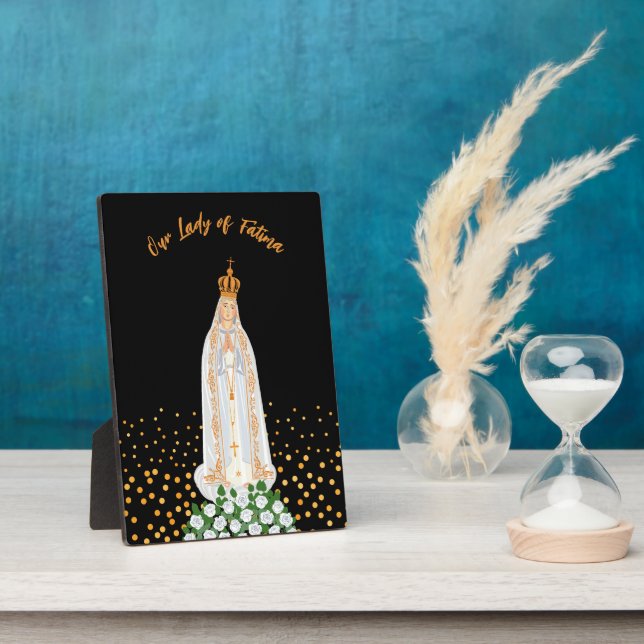 Our Lady of Fatima Procession of Candles Plaque (Side)