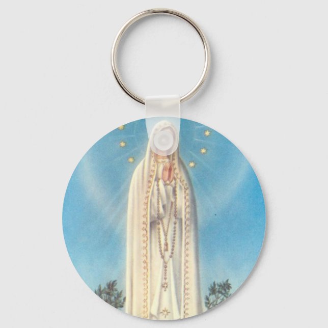 Our Lady of Fatima Rosary Key Ring (Front)