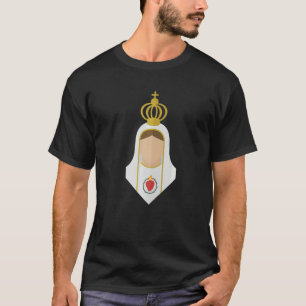 Our Lady Of Fatima Rosary Prayer Holy Blessed Mary T-Shirt