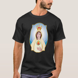 Our Lady Of Fatima Rosary Prayer Holy Blessed Mary T-Shirt