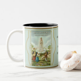 Our Lady of Fatima & St. Martha Two-Tone Coffee Mug