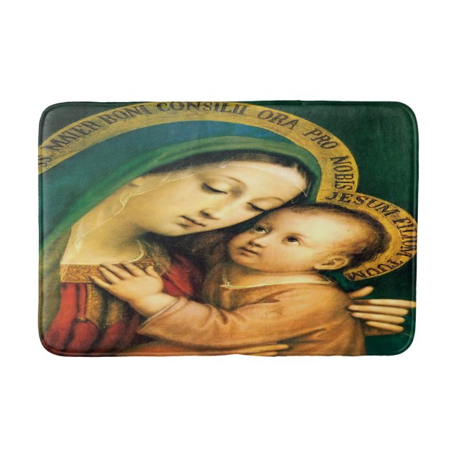 Our Lady of Good Counsel Bath Mat (Front)