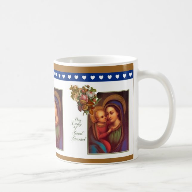 Our Lady of Good Counsel Blessed Virgin Mary Coffee Mug (Right)