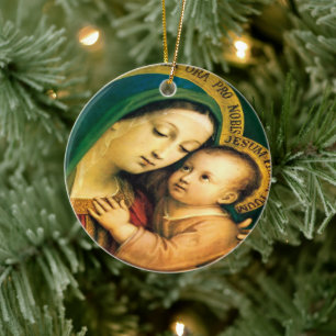 Our Lady of Good Counsel by Litany Lane Ceramic Ornament