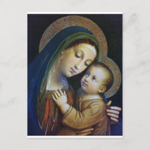 OUR LADY OF GOOD COUNSEL DEVOTIONAL IMAGE. POSTCARD