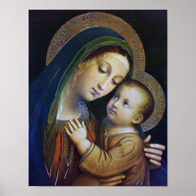 OUR LADY OF GOOD COUNSEL DEVOTIONAL IMAGE. POSTER (Front)