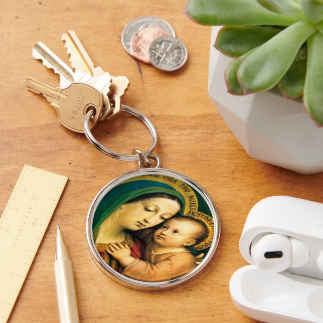 Our Lady of Good Counsel Key Ring (Desk)