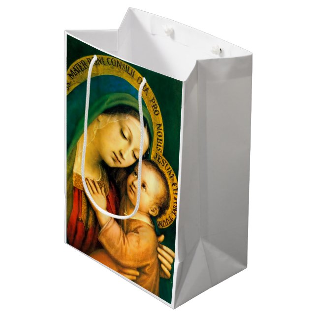 Our Lady of Good Counsel Medium Gift Bag (Front Angled)