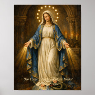 Our Lady of Grace - Miraculous Medal Art Print