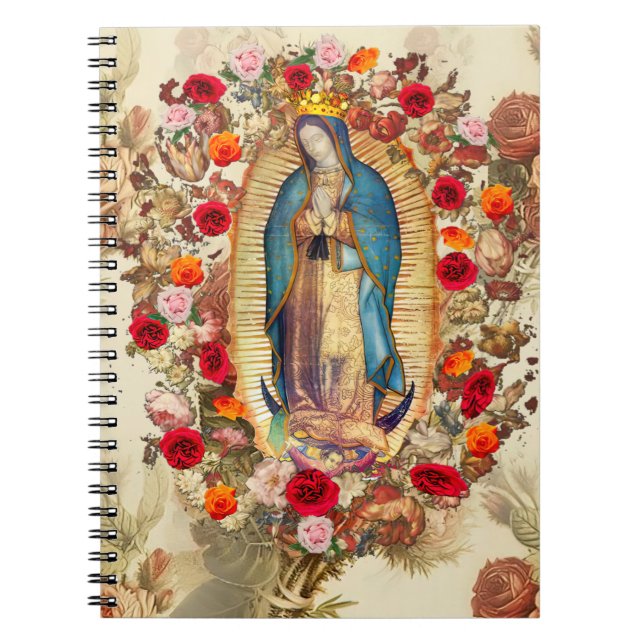 Our Lady of Guadalue Rose Potpourri  Notebook (Front)