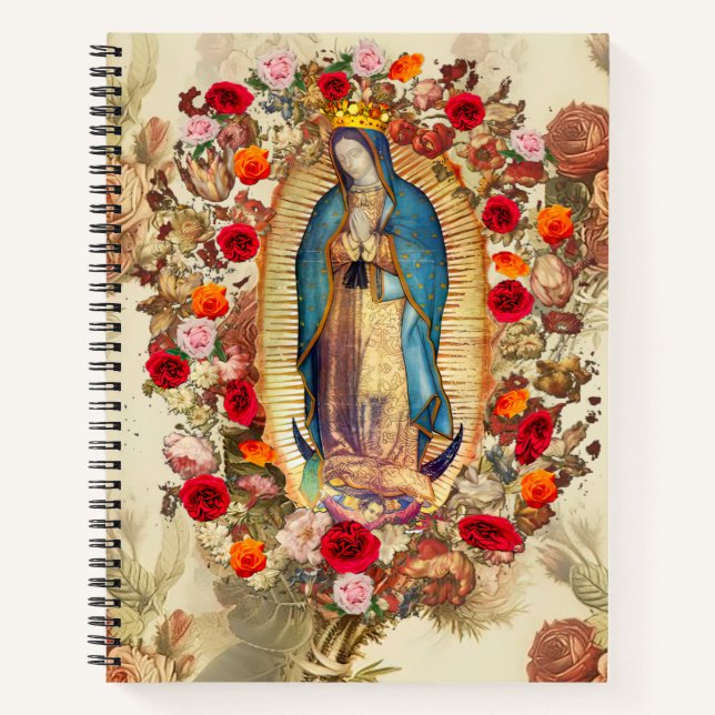 Our Lady of Guadalue Rose Potpourri Notebook (Front)